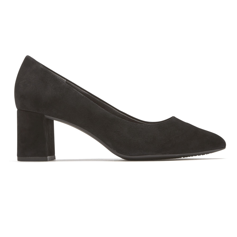 Rockport Womens Heels Black - Total Motion Salima - UK 740-PREDML